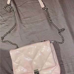 Elegant Pink Chain Strap Women's Bag